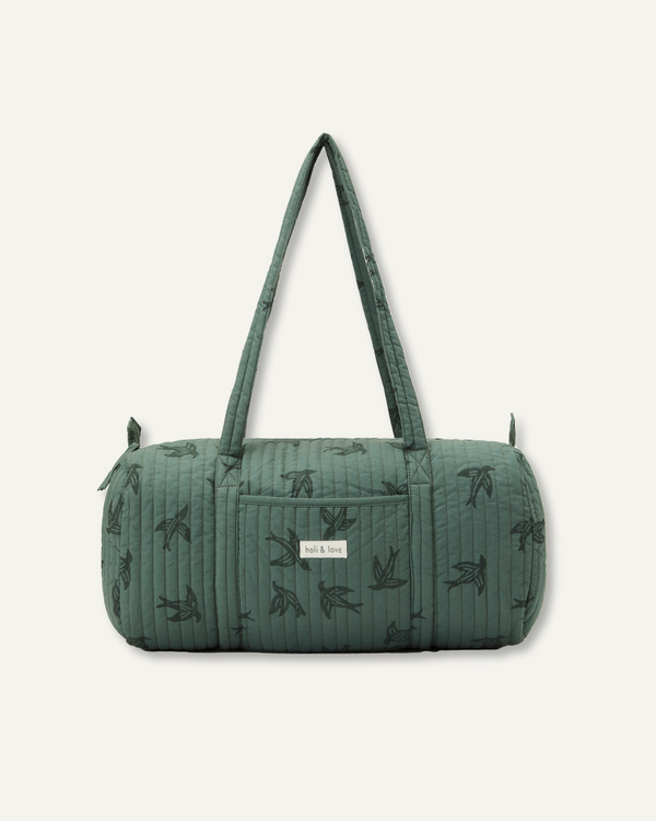 Sac bowling matelassé vert sapin