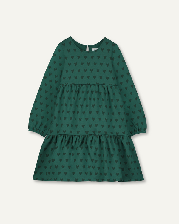 KAYA Green Heart Jersey Dress