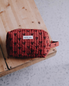 Trousse de toilette matelassée rouille