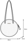 Sac Rond Flower orange