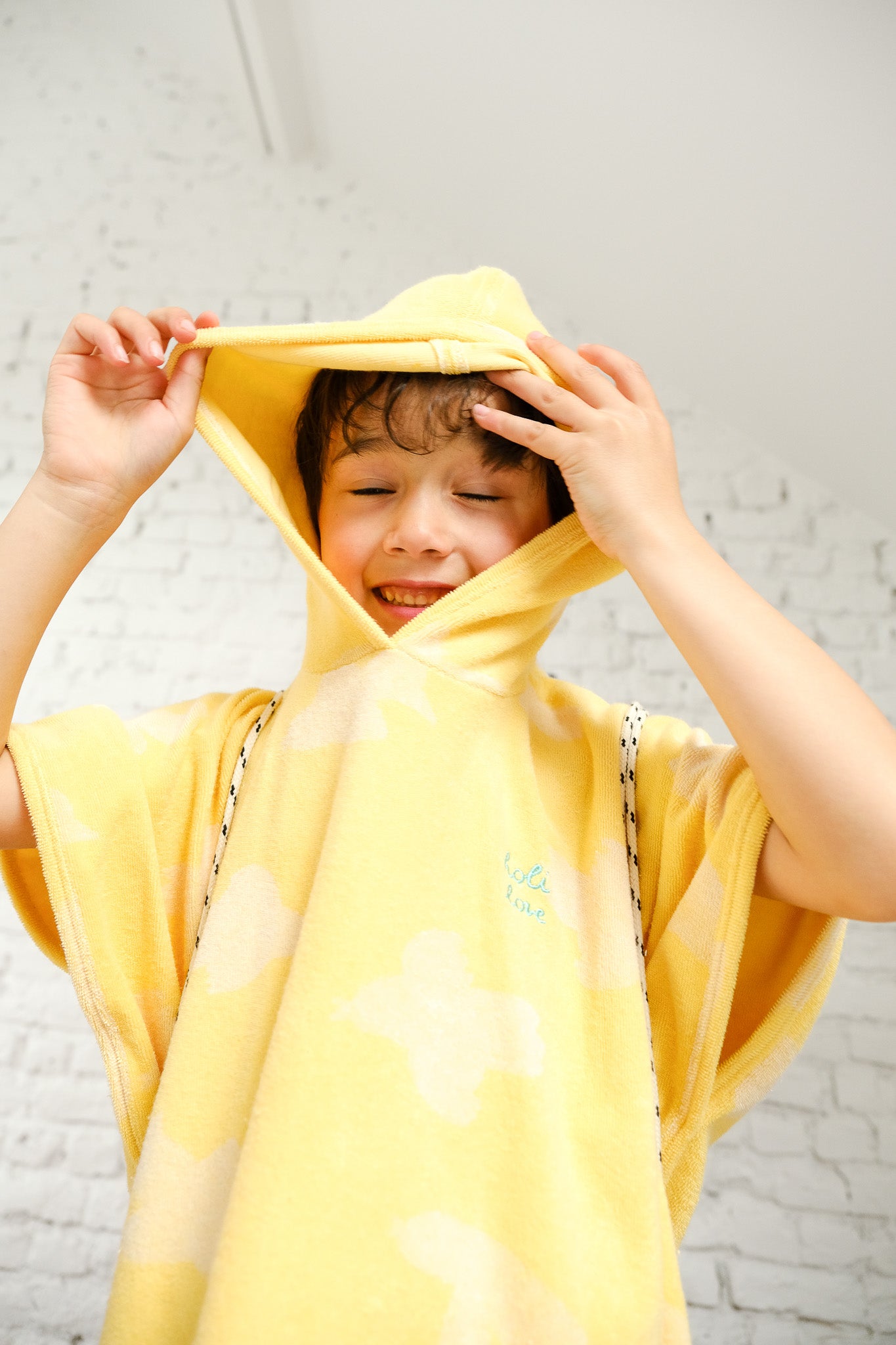 Poncho de bain Yellow