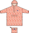 EOLE Cape de pluie femme Flower orange