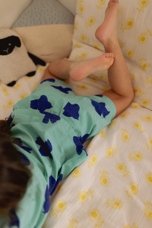 MORPHEE Pyjama kids - Bird Mint