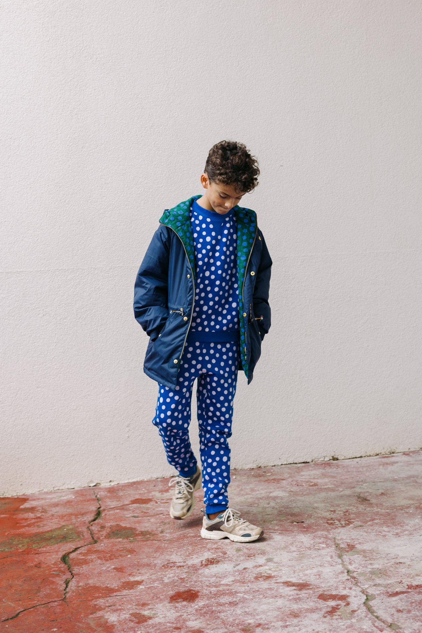 Jogging ANATOLE Navy dot