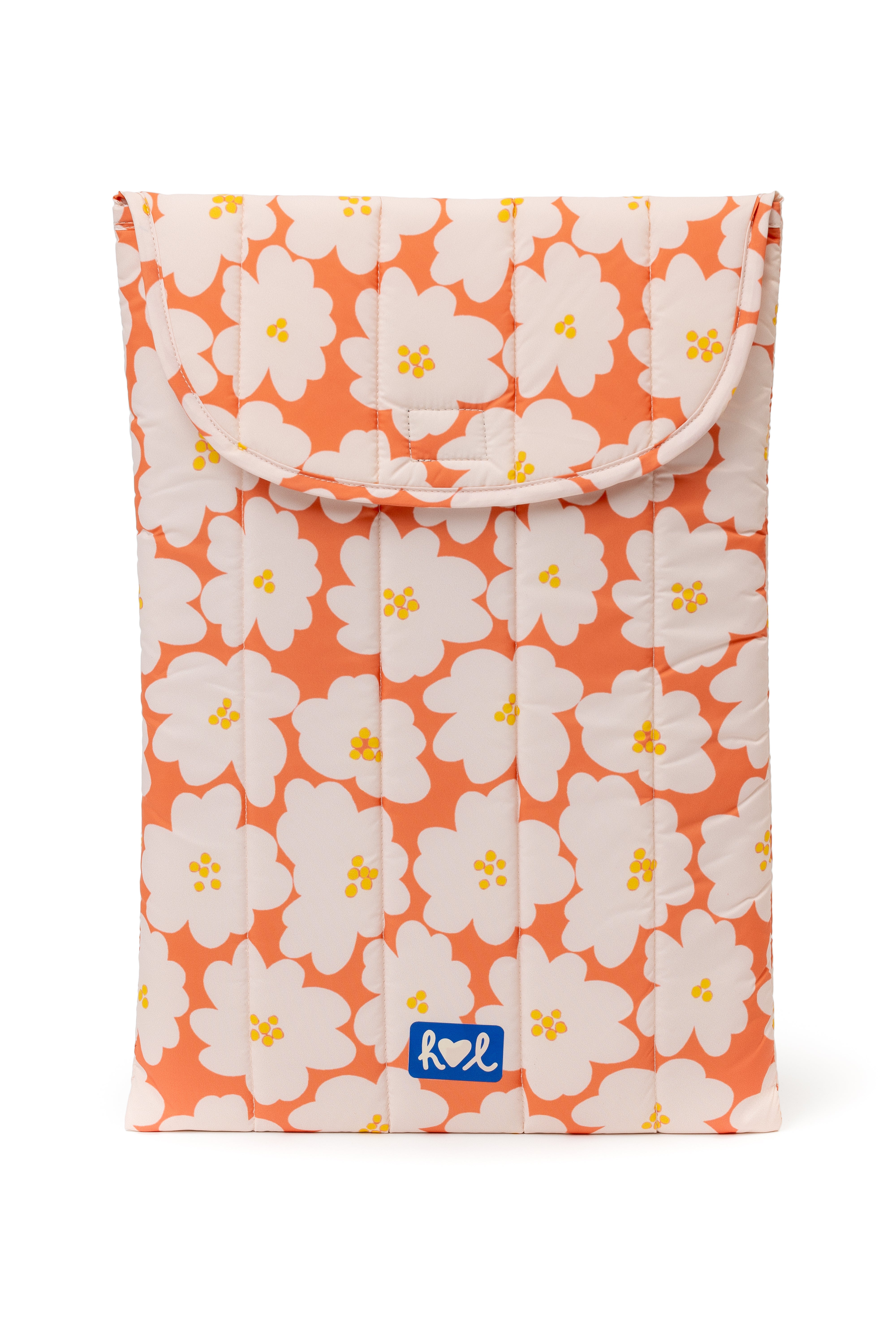 Pochette ordinateur Flower orange