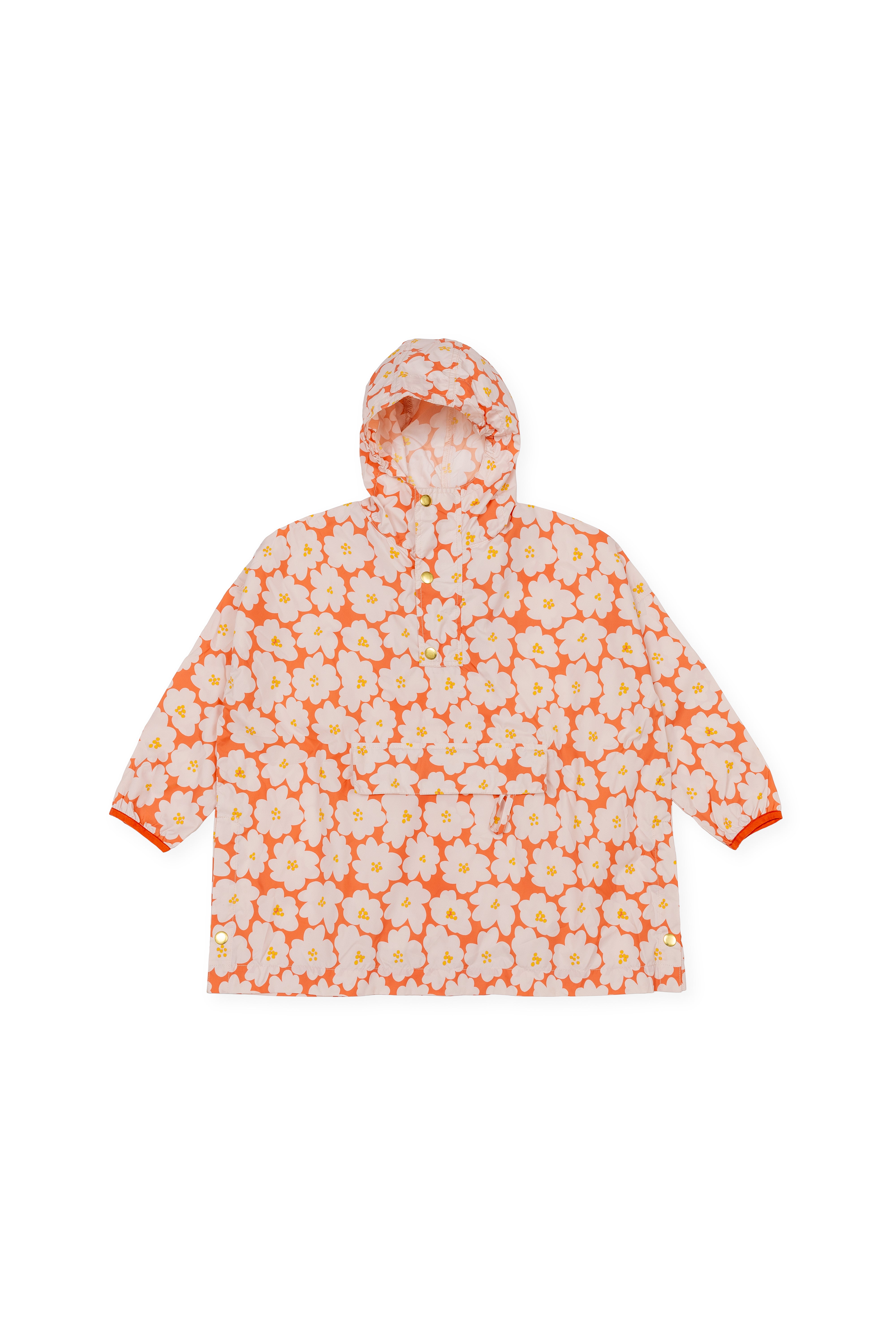 EOLE Cape de pluie kids Flower orange