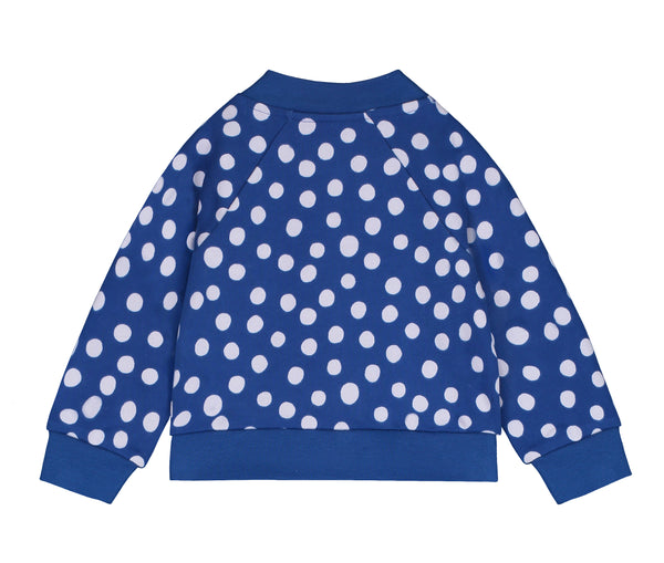 Sweatshirt bébé PABLO Navy dot