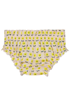 Bloomer BETTY couche culotte élastique pour bébé mixte unisexe en coton 100% bio certifié GOTS style vintage motif petites fleurs jaunes