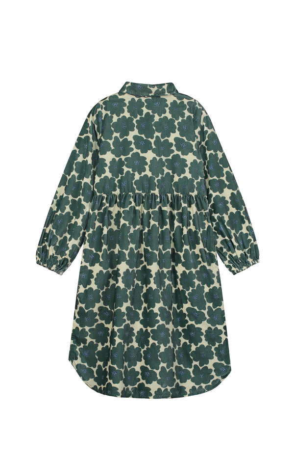 Robe LAZLO Big flower green