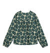 Shirt SASHA Big flower green