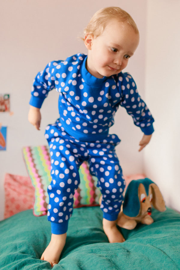 Jogging bébé ANATOLE Navy dot