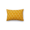 Rectangular cushion in organic cotton - Shell ocher