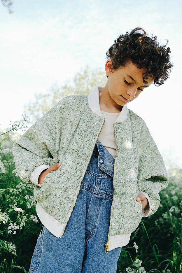 GABY Children's bomber jacket in organic cotton