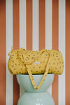 Sac weekend en coton bio - Yellow flower